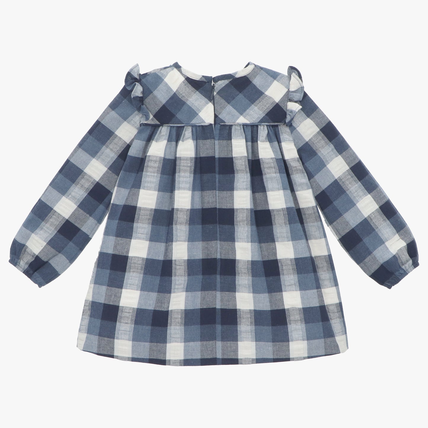 Vestido Azul Cuadros Martín Aranda