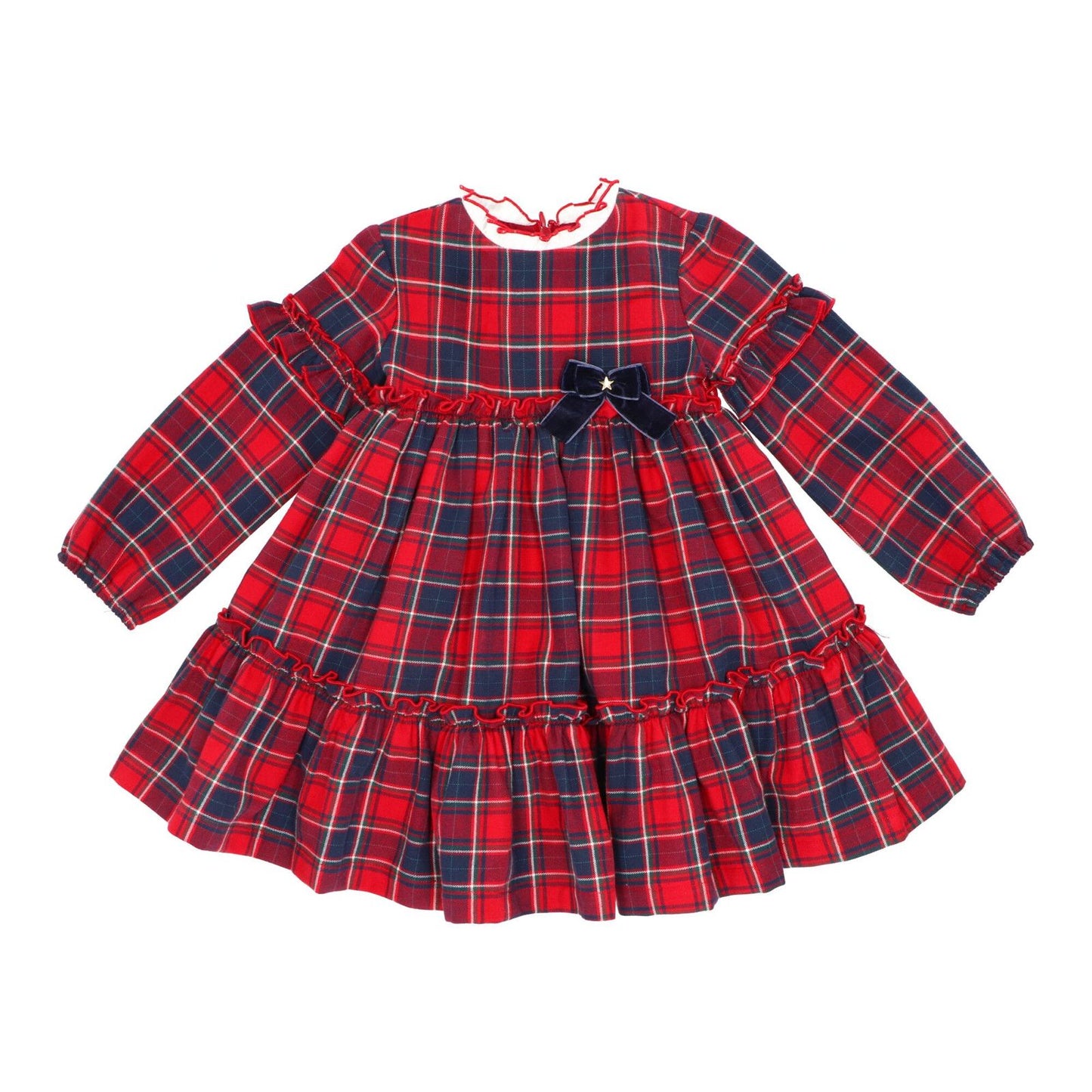 Vestido Rojo Cuadros