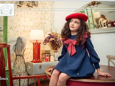 Vestido Marino Olanes Marta y Paula