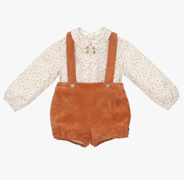 Peto Niño Puntos Naranja Pana