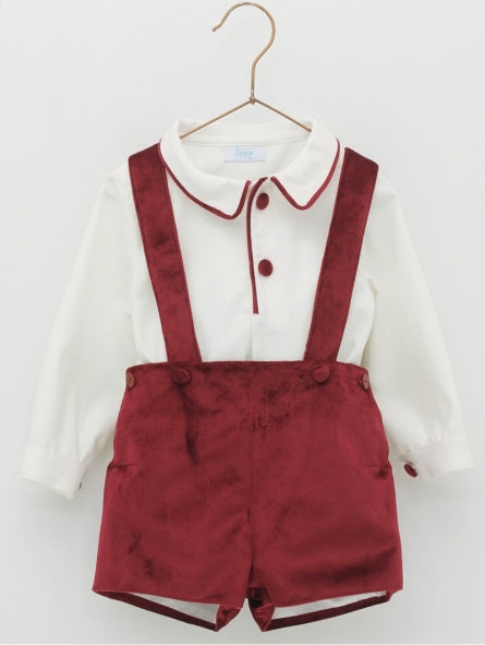 conjunto botón foque niño tirantes