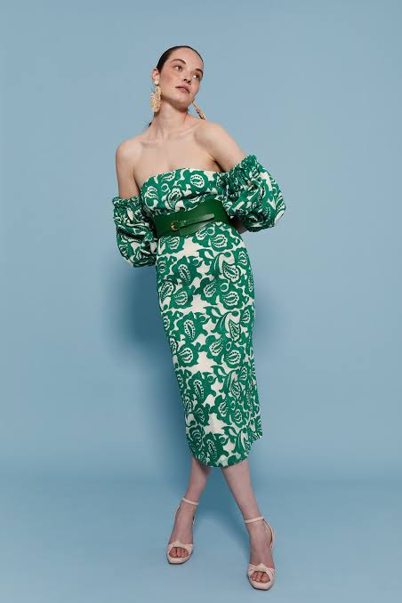 Vestido Leopolda Verde Coosy