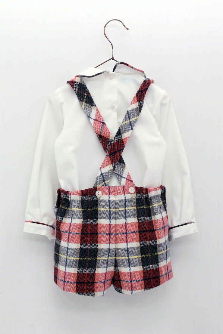 Conjunto Niño Tirantes Cuadros