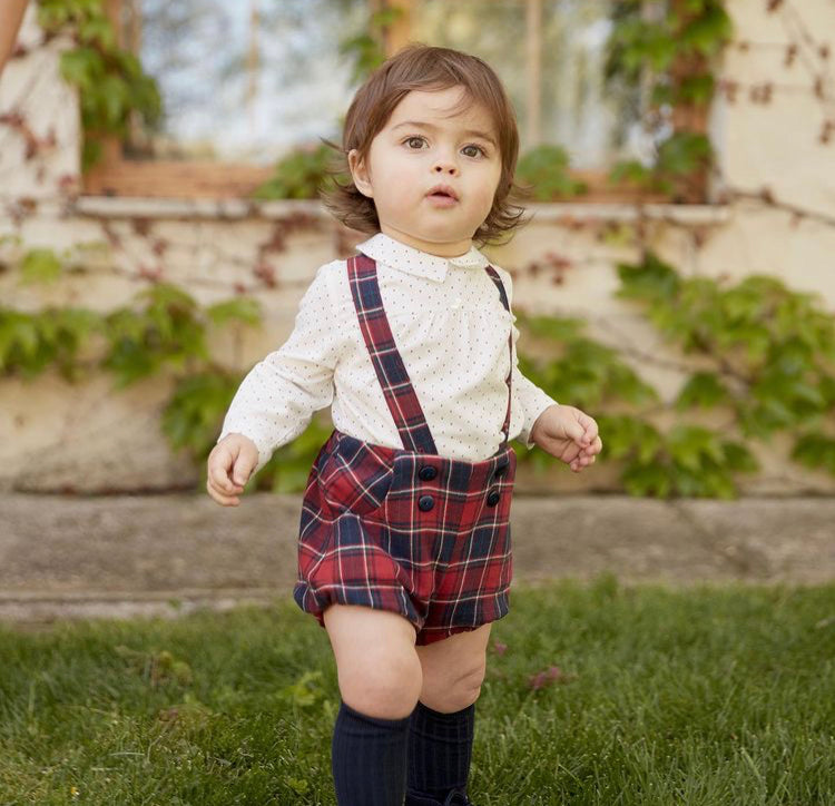 Conjunto Peto Rojo/Marino