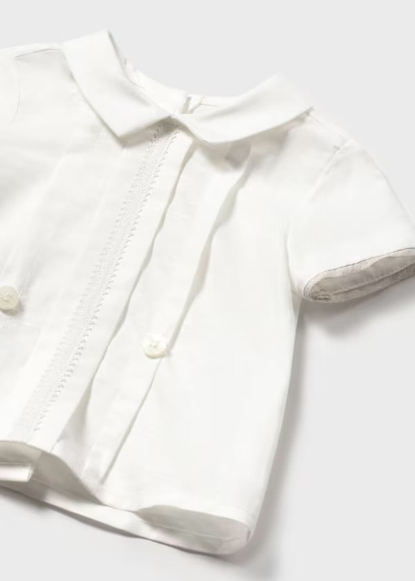 Conjunto Blanco Beige Ceremonia