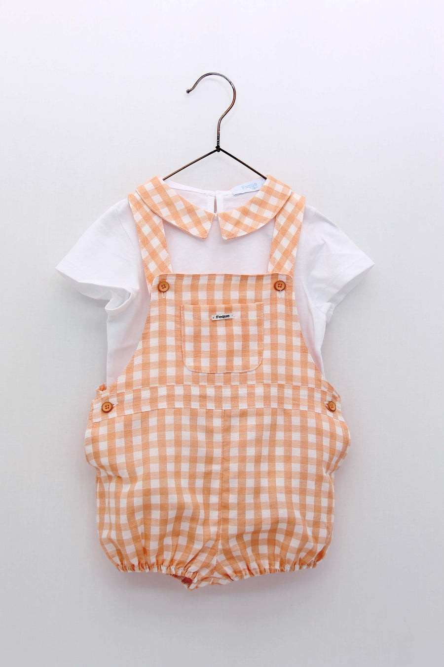 Peto Naranja Cuadros Foque