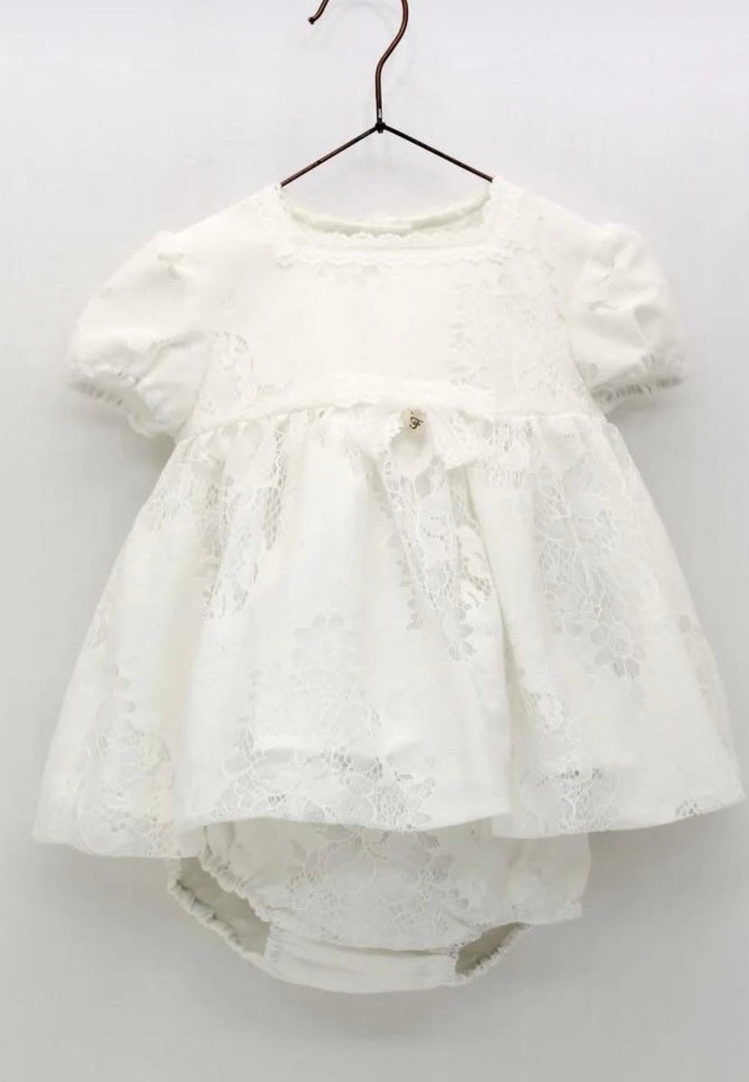 Jesusito ceremonia encaje con moño Foque