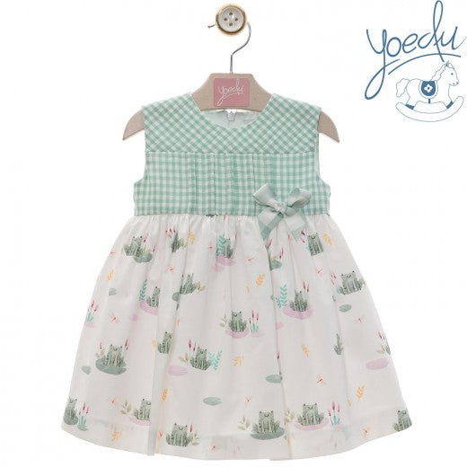 Vestido Verde Ranas Yoedu
