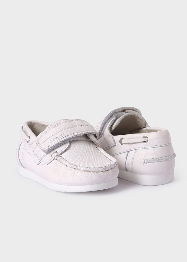 Mocasín Blanco Velcro Mayoral