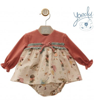 Jesusito beige pecho rosa con dibujos Yoedu