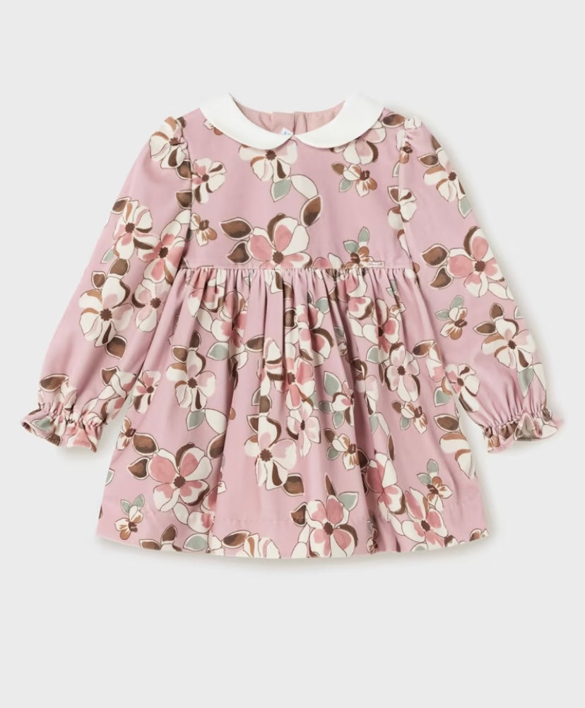 Vestido Rosado con Flores Mayoral