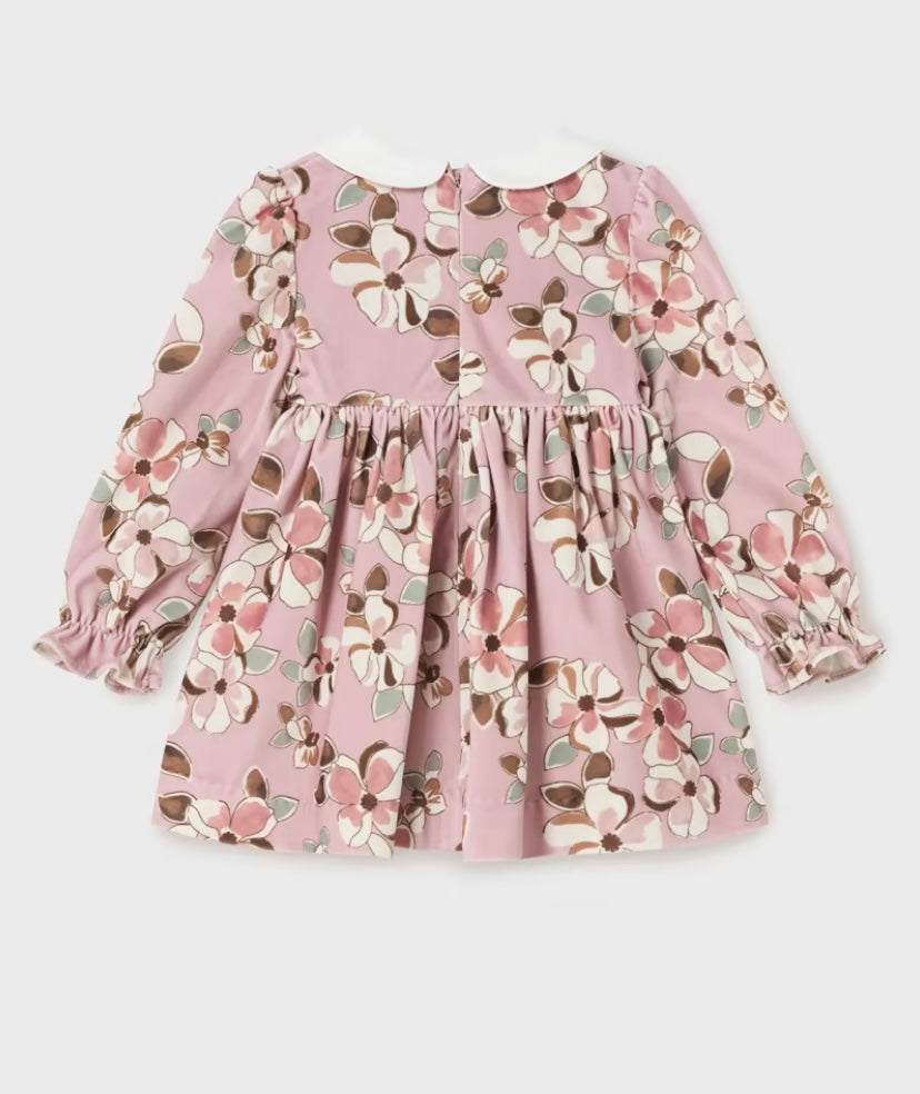 Vestido Rosado con Flores Mayoral