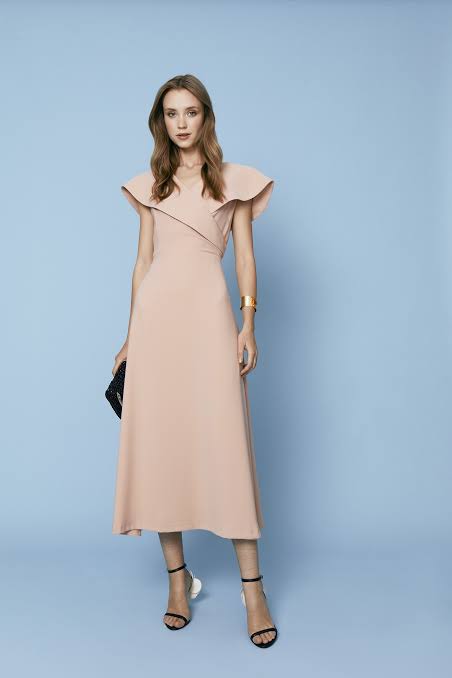 Vestido Athenea Crepe Rosa Coosy