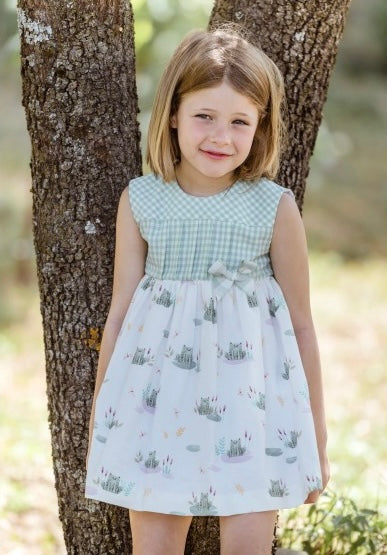 Vestido Verde Ranas Yoedu