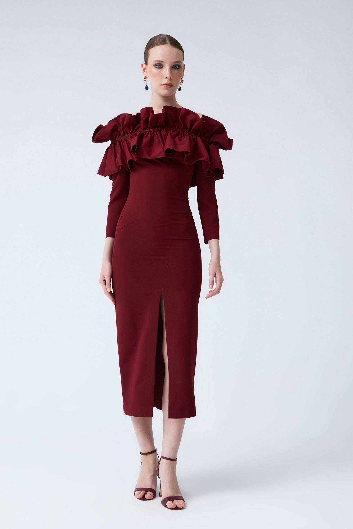 Vestido Choco Winter Granate Coosy