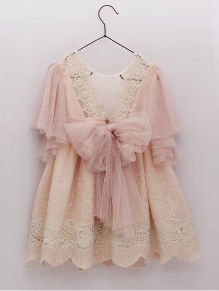 Vestido Greca Bordada Betania Foque