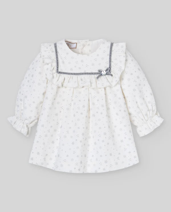 Vestido Copos Gris Paz Rodríguez