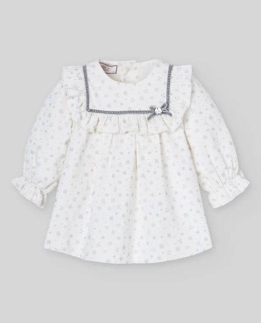 Vestido Copos Gris Paz Rodríguez