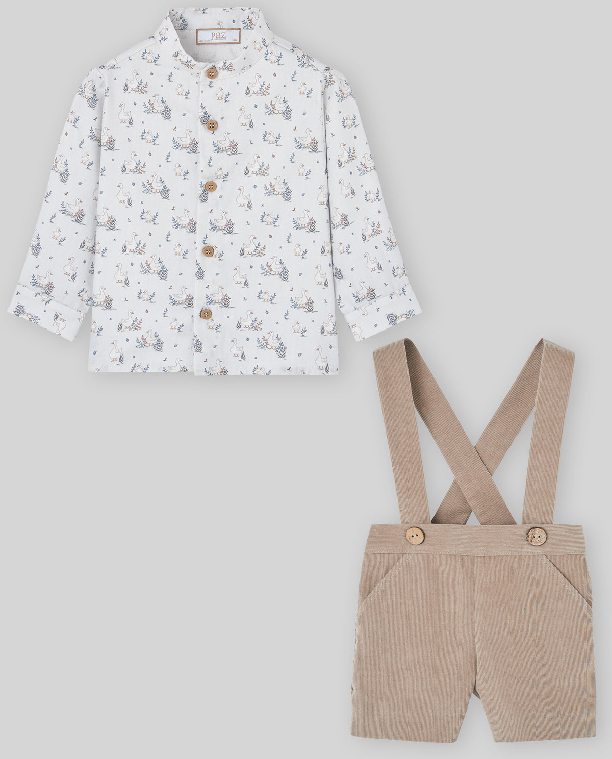 Conjunto Peto Patitos Paz Rodríguez