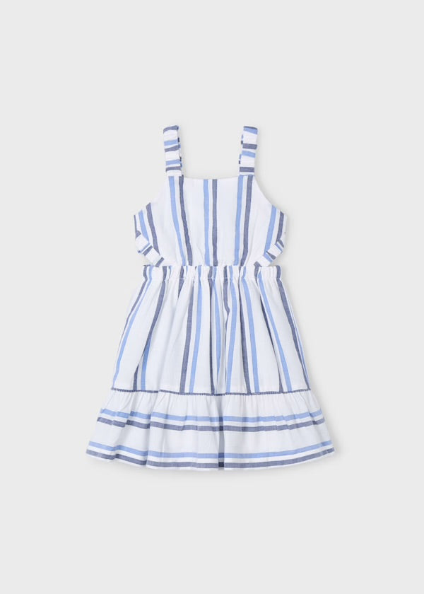 Vestido Rayado Azul Mayoral