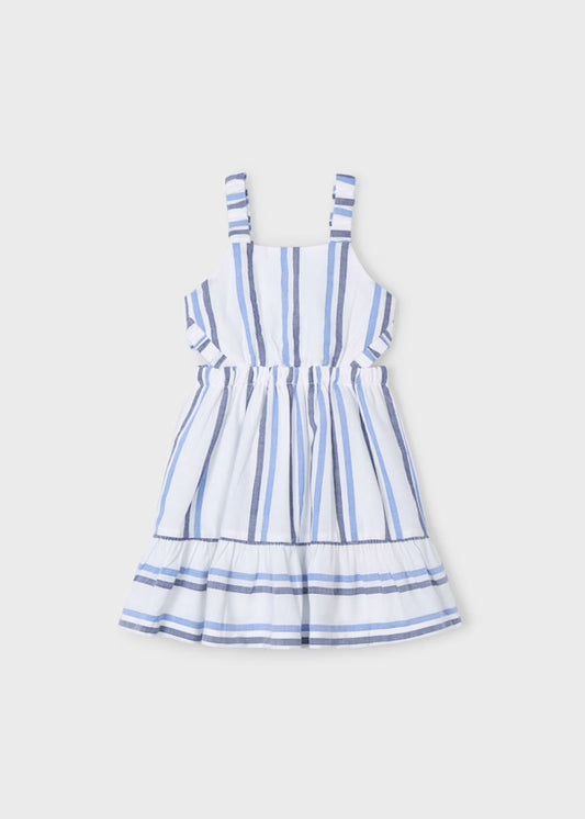 Vestido Rayado Azul Mayoral