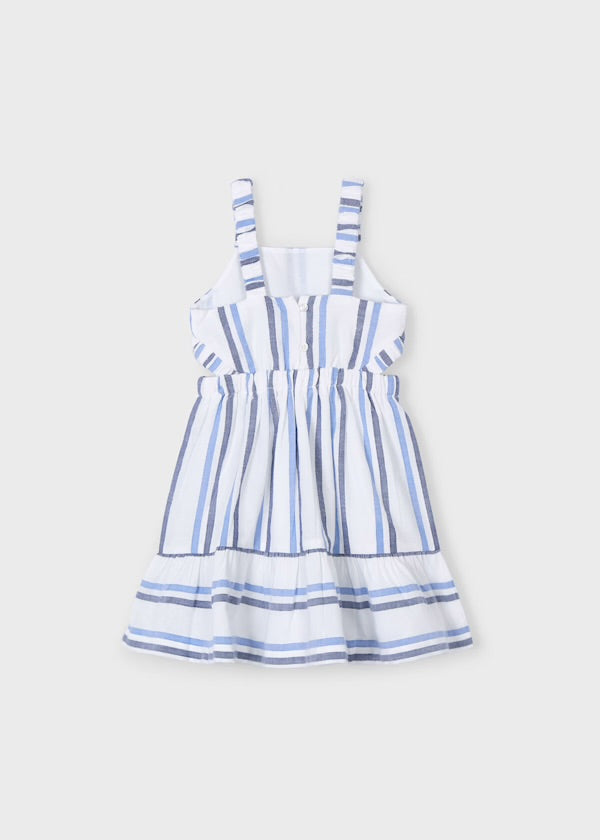 Vestido Rayado Azul Mayoral