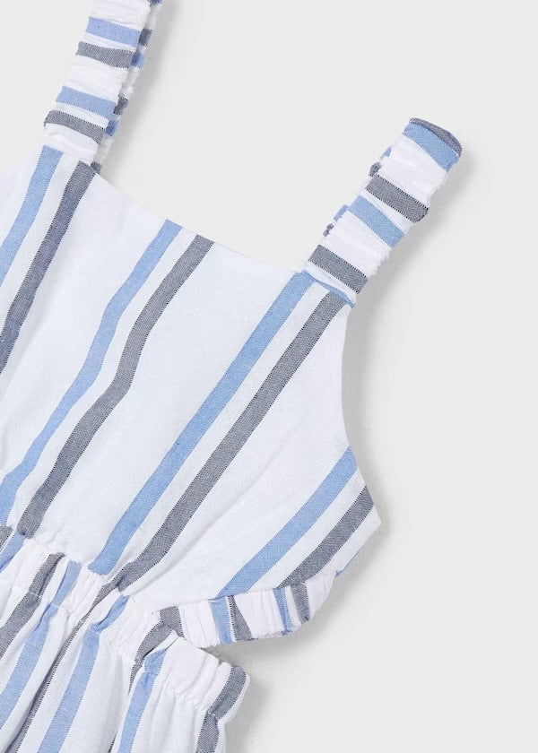Vestido Rayado Azul Mayoral