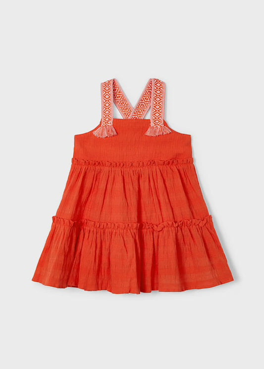 Vestido Rojo Lino Mayoral