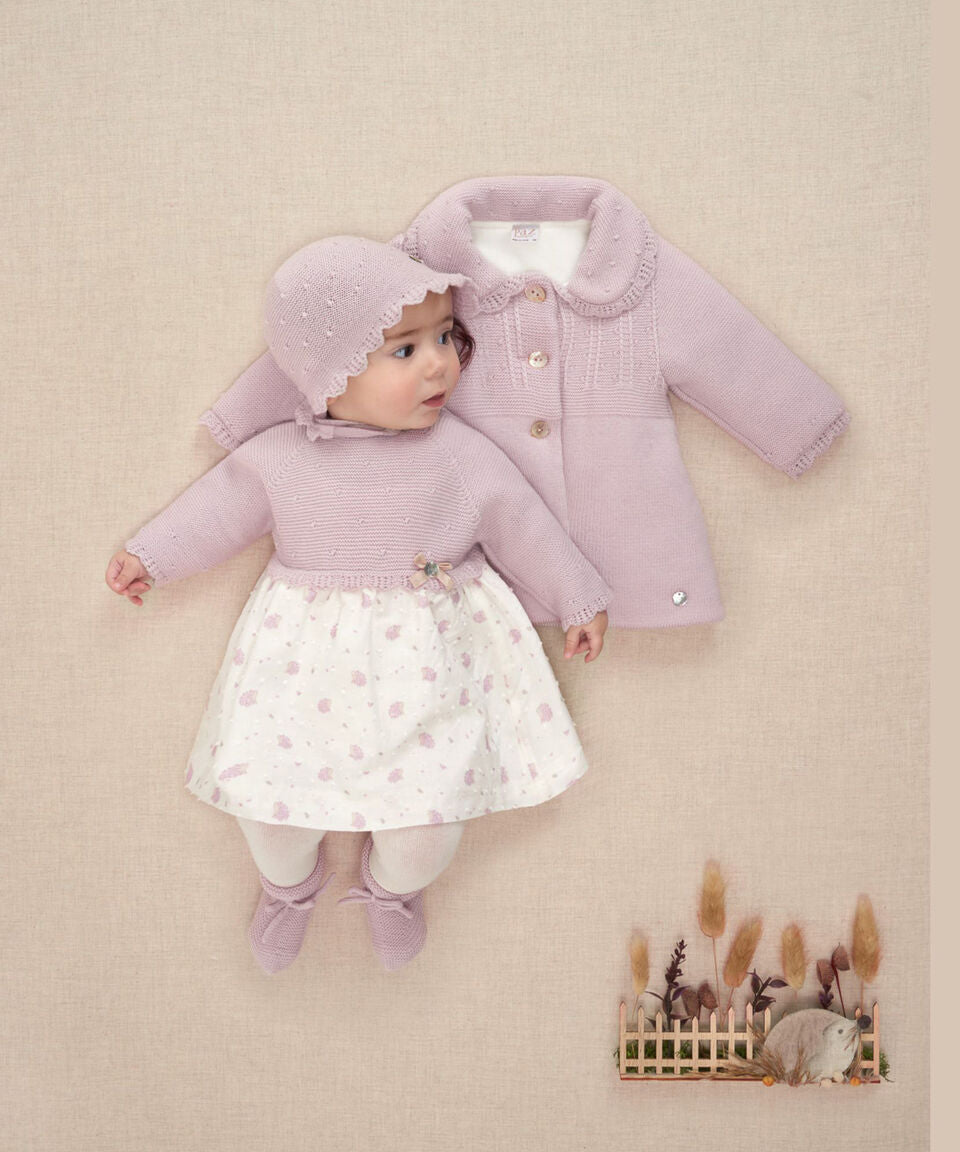 Vestido Tejido Lila Erizos Paz Rodríguez