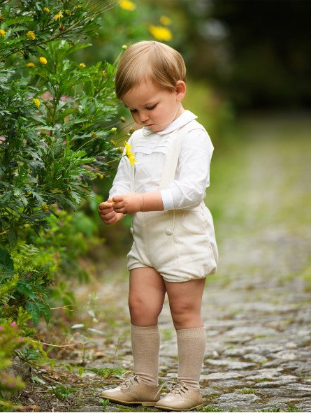 Peto Crudo Terciopelo Ceremonia Foque