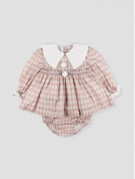 Jesusito Palo de Rosa Rombos Pompones Foque