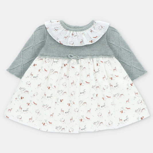 Vestido Tejido Verdoso Animalitos Martin Aranda