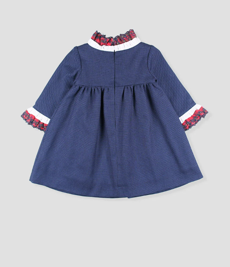 Vestido Marino Botones Foque