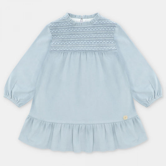 Vestido Azul Pana Pecho Smog Martin Aranda