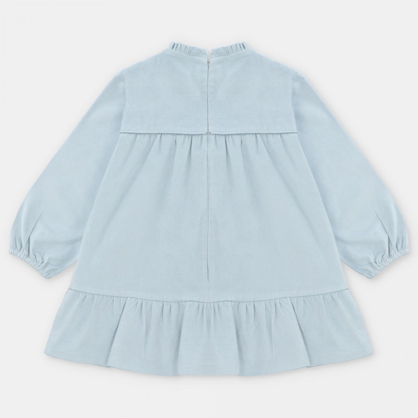 Vestido Azul Pana Pecho Smog Martin Aranda