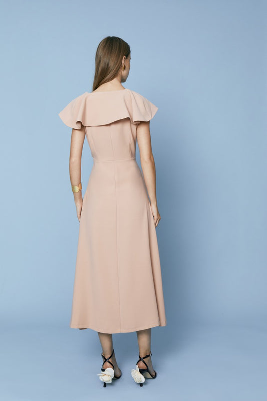 Vestido Athenea Crepe Rosa Coosy