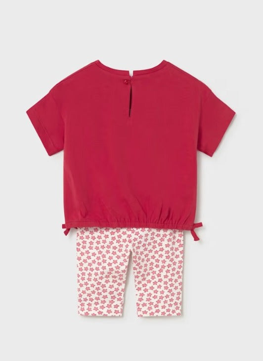 CONJUNTO LEGGINS ROJO ESTRELLAS