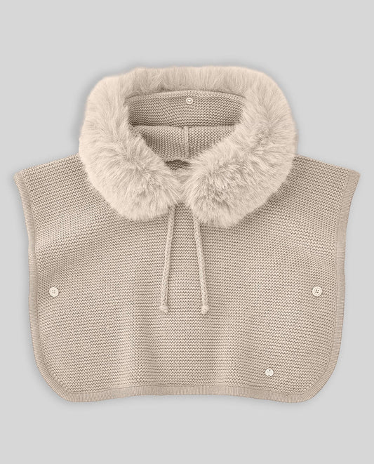 Poncho Arena Peluche Paz Rodríguez