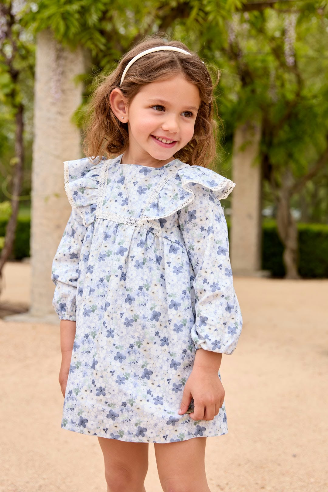Vestido Flores Azules Martín Aranda