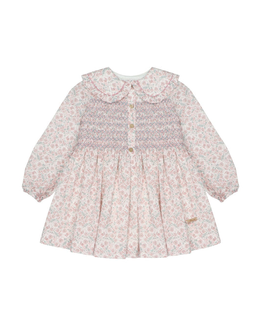 Vestido Rosa Flores Martín Aranda