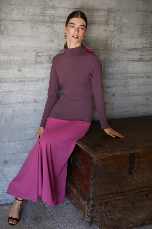 Vestido Verso Bicolor Coosy